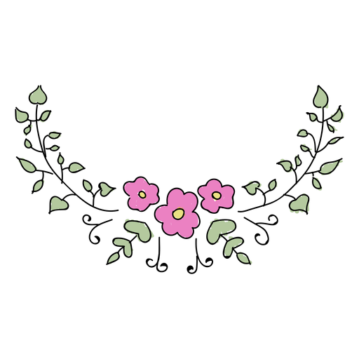 Floral Ornament Design Transparent Png Svg Vector File