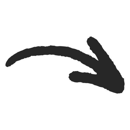 Graffiti arrow right PNG Design