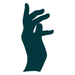 Mano hacia la derecha vector Diseño PNG