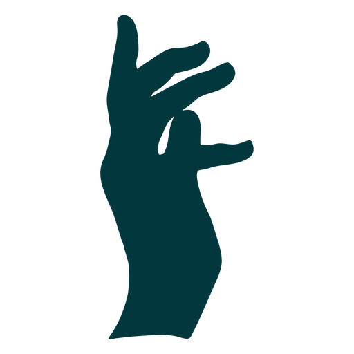 Hand facing right vector