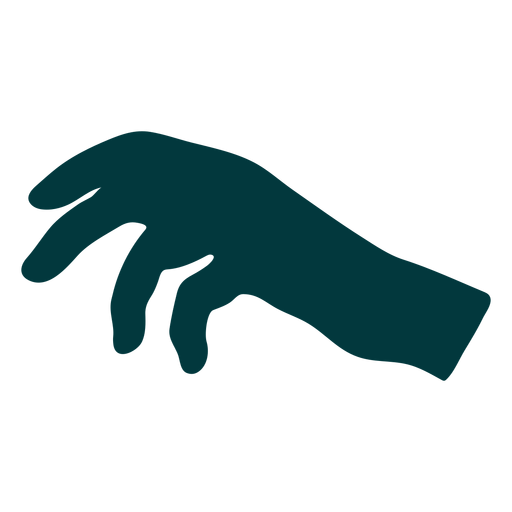Hand palm down vector PNG Design