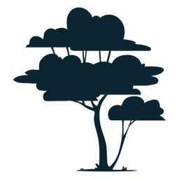 Árvore de safari alta Desenho PNG Transparent PNG