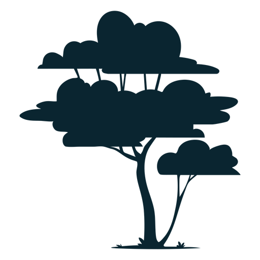 Hoher Safari-Baum PNG-Design