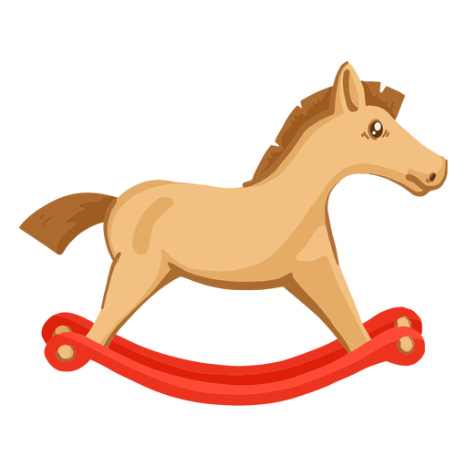 Horse ride on illustration PNG Design