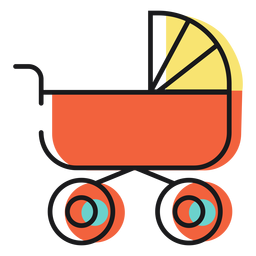 Cochecito de bebé icono Diseño PNG