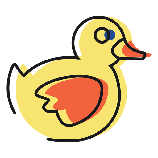 Icon rubber ducky PNG Design