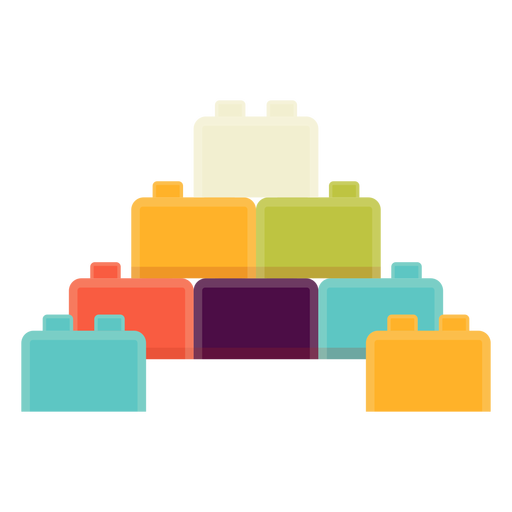 Block toy awesome PNG Design