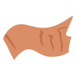 Long trash element PNG Design