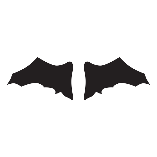Belo vetor de asas de morcego Desenho PNG