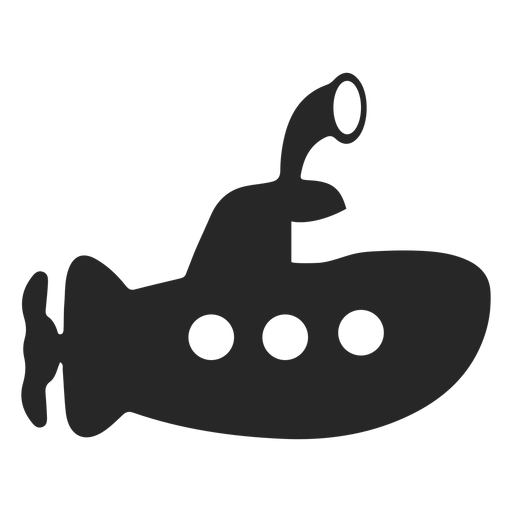 Belo vetor submarino Desenho PNG