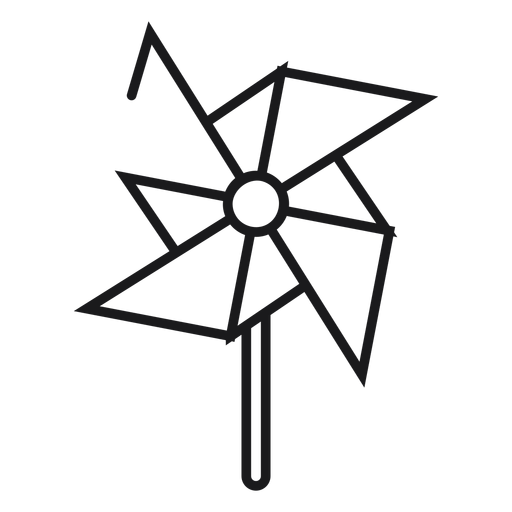Pinwheel toy icon PNG Design