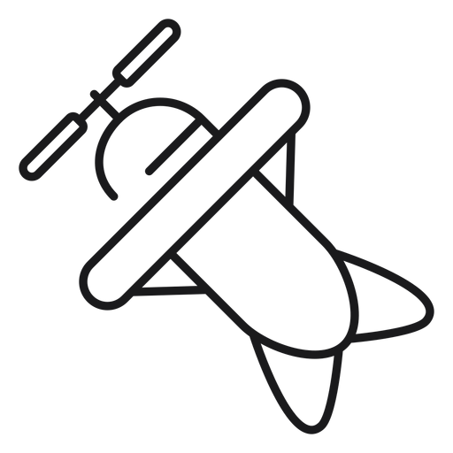 Ícone de brinquedo de avião Desenho PNG