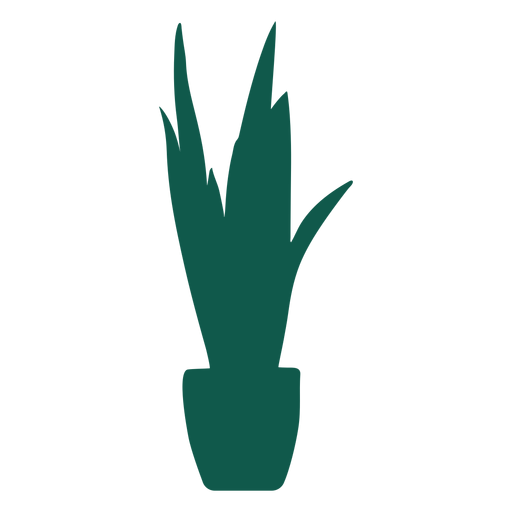 Plant tall silhouette PNG Design