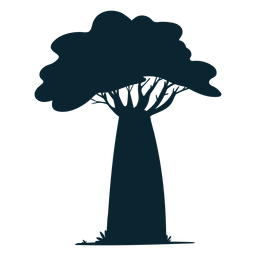 Safari Baum groß PNG-Design