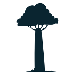 Safari árbol alto Diseño PNG