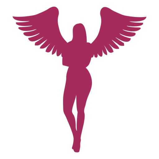 Silueta de angel sexy Diseño PNG