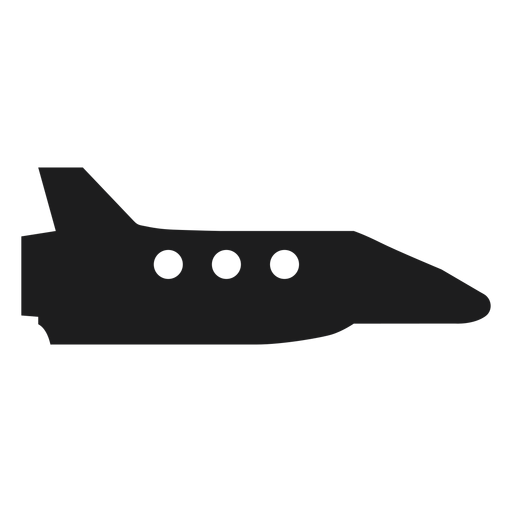 Vector de nave espacial de vista lateral Diseño PNG