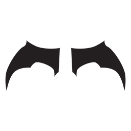 Asas de morcego simples Desenho PNG