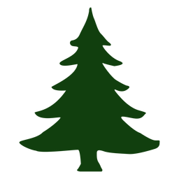Árvore de natal simples Transparent PNG