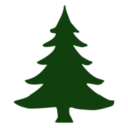 Simple árbol de navidad Diseño PNG