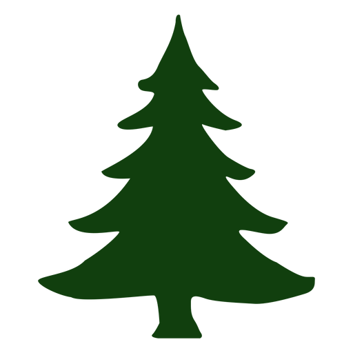 Simple christmas tree PNG Design