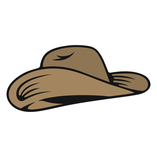 Einfacher Cowboyhut PNG-Design