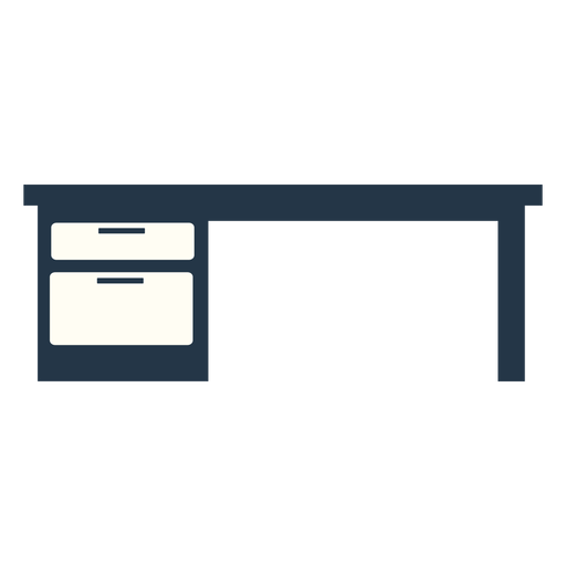 Einfache Tischsilhouette PNG-Design