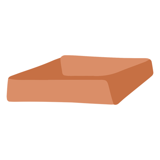 Simple tray trash PNG Design