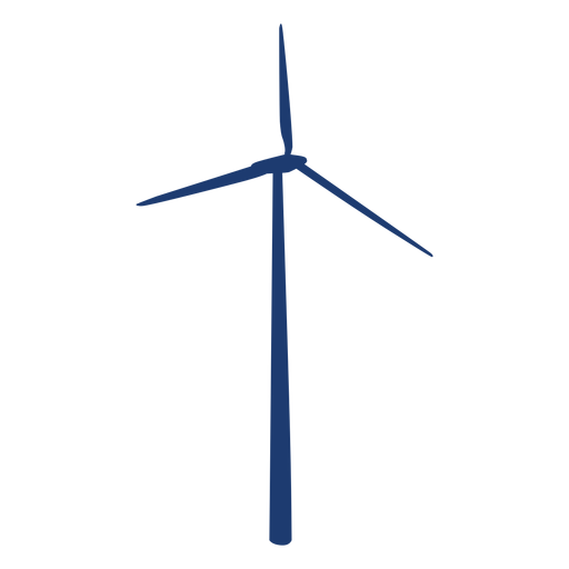Vetor de moinho de vento simples Desenho PNG