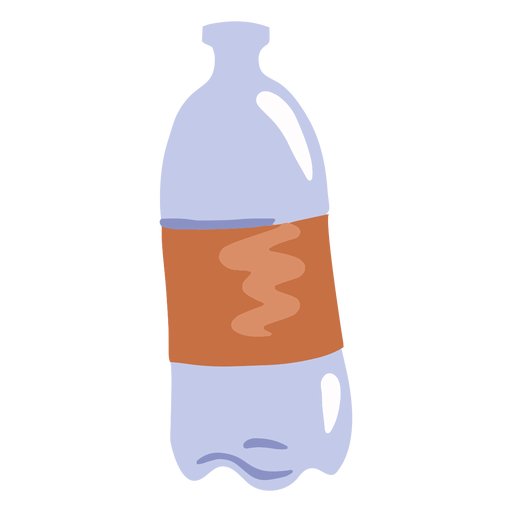 Soda bottle trash PNG Design