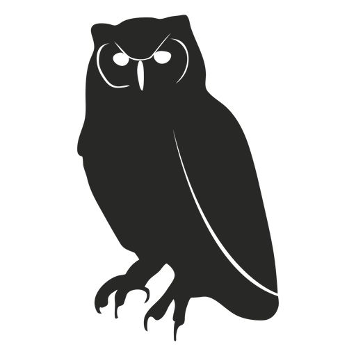 Staring owl vector