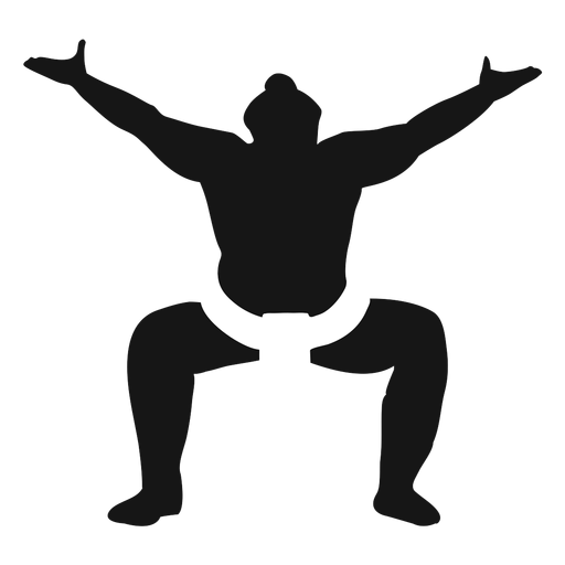 Sumo K?mpfer Pose PNG-Design