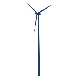 Hohe dünne Windmühle PNG-Design