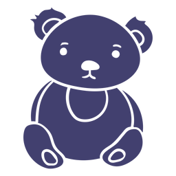 Teddy bear toy stuffed toy PNG Design