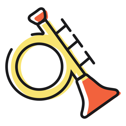 Toy icon trumpet