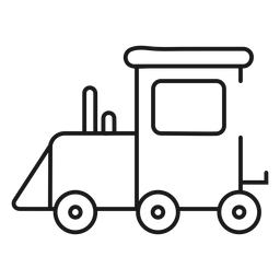 Ícone de trem de brinquedo Desenho PNG