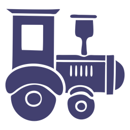 Vector de tren de juguete Diseño PNG