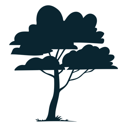 Safari de árboles grandes Diseño PNG