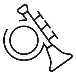 Ícone de brinquedo de trombeta Desenho PNG