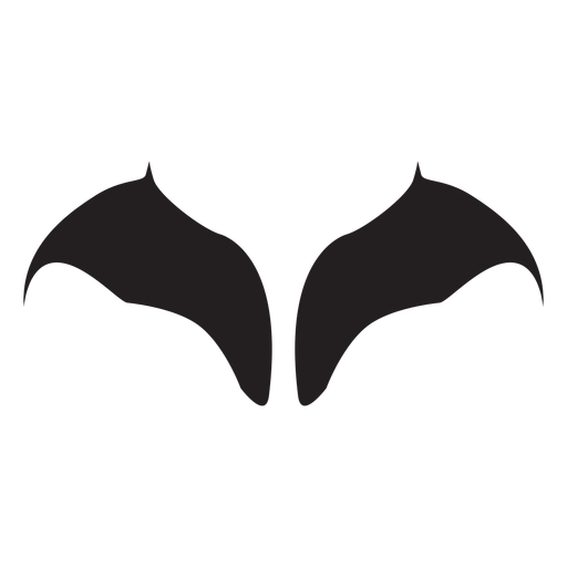 Alas de murciélago vectorial Diseño PNG