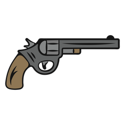Pistola de vaquero vintage Diseño PNG