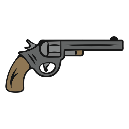 Vintage cowboy gun - Transparent PNG & SVG vector file