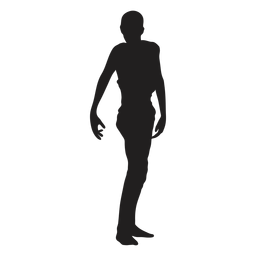 Zombie Mann Silhouette PNG-Design