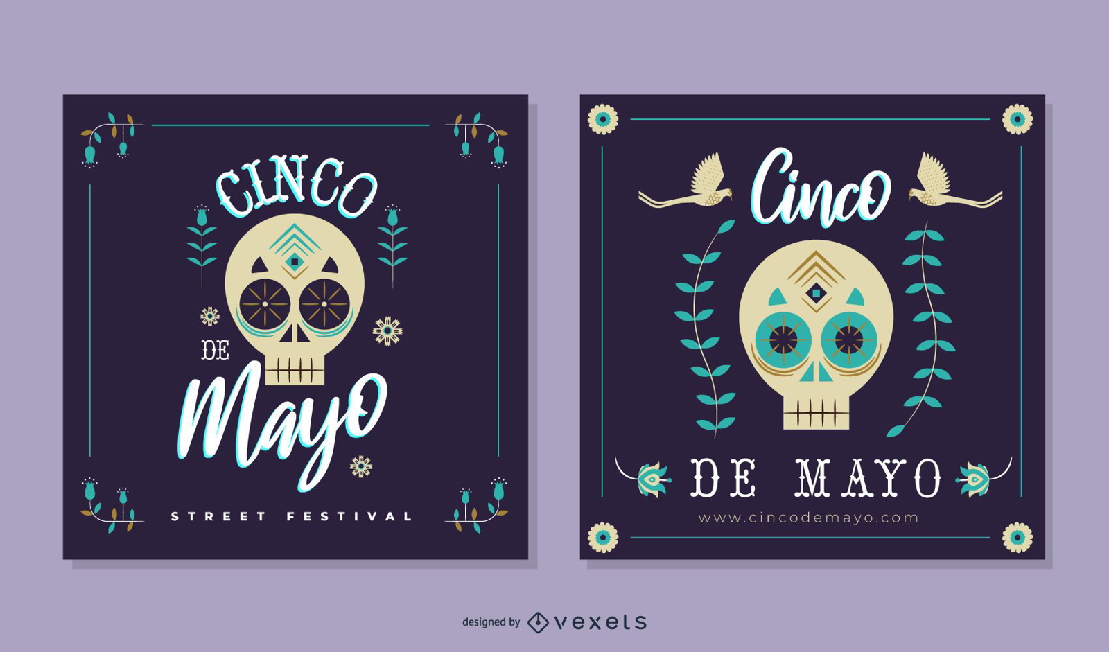 Cinco de Mayo Schädel Banner Pack