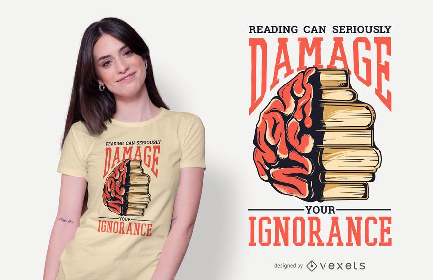 Reading Books Quote T-shirt Design Reading Books Quote T-shirt Design