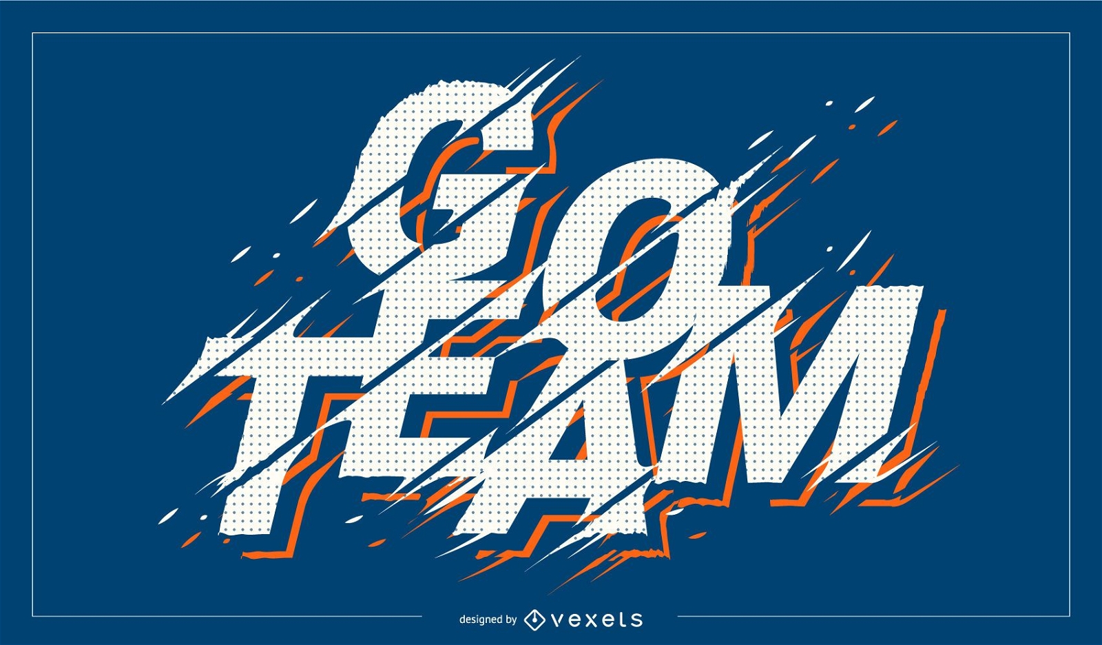 Go Team Sports Quote Design