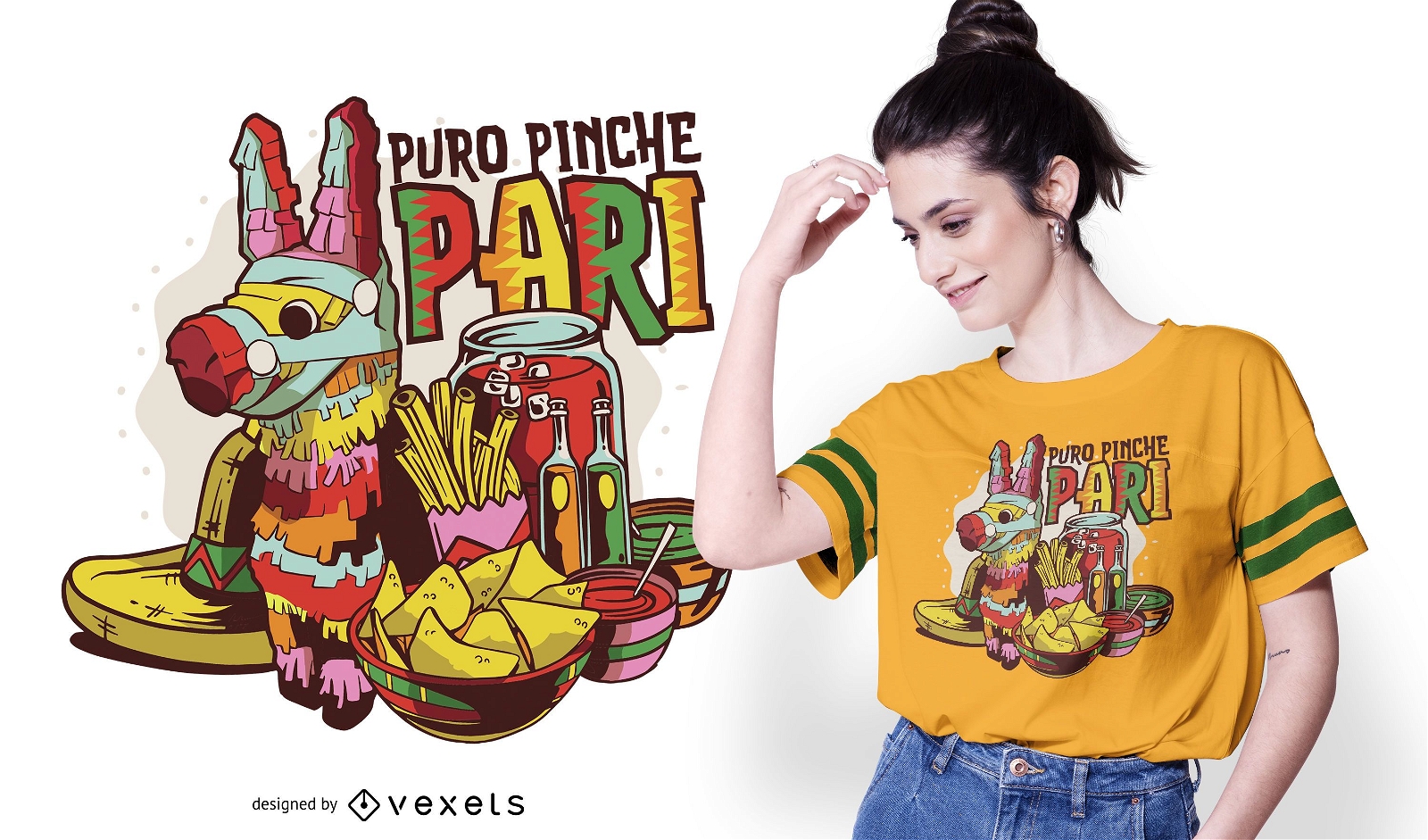Mexikanisches Party-T-Shirt Design