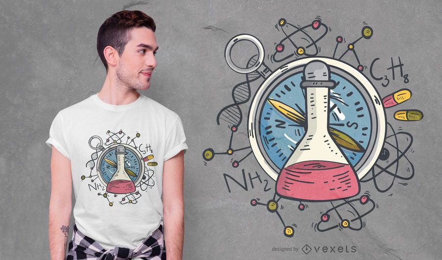 Science t-shirt design Science t-shirt design