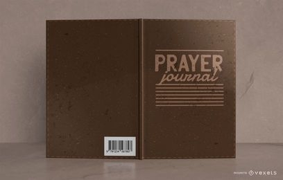 Leather Style Prayer Journal Book Cover Design