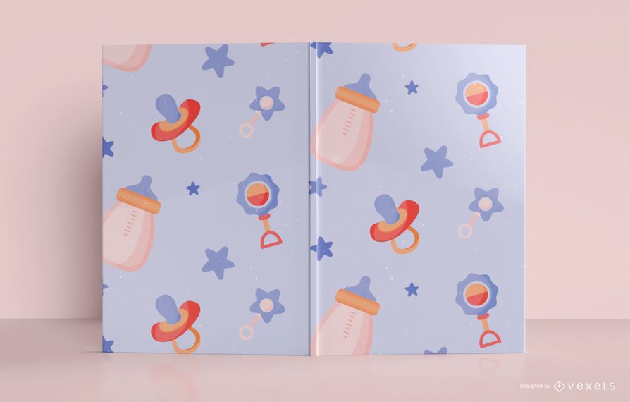 Baby Pattern Journal Book Cover Design Baby Pattern Journal Book Cover Design